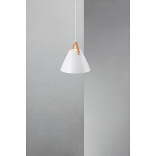Lampa wisząca Strap biała | Skandynawski design | Design For The People