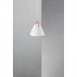 Lampa wisząca Strap biała | Skandynawski design | Design For The People