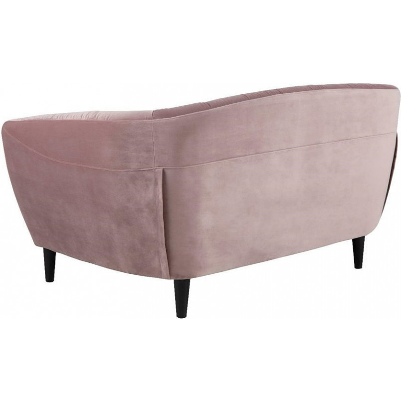 Sofa welurowa 2-os. Ria Actona | Różowa, 150cm - Stylowy Salon