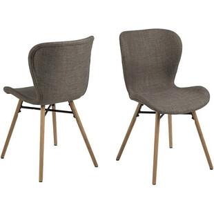 Krzesło Actona Batilda Khaki - Skandynawski Design | Kup Teraz