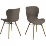 Krzesło Actona Batilda Khaki - Skandynawski Design | Kup Teraz