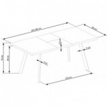 Stół rozkładany loft Berlin 140x85cm Halmar - Stylowy i funkcjonalny!