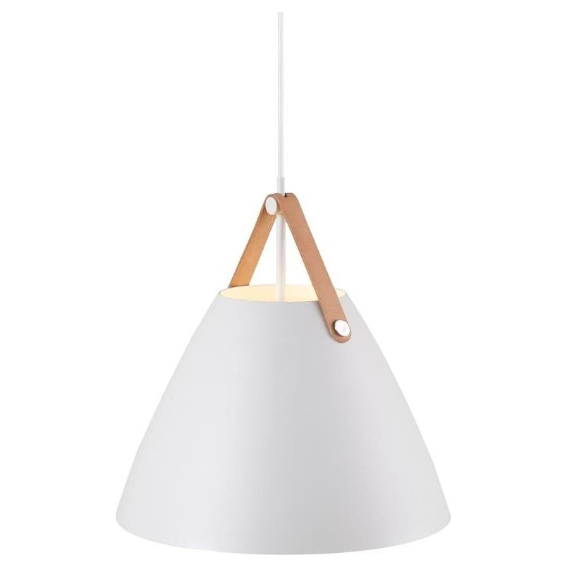 Lampa wisząca Strap biała | Design For The People