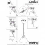 Lampa wisząca Strap biała | Design For The People