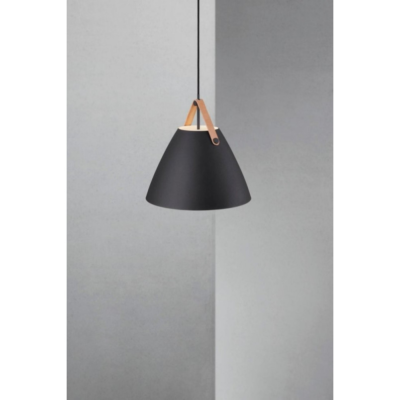 Lampa wisząca czarna Strap 36cm | Design For The People