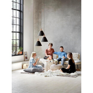 Lampa wisząca czarna Strap 36cm | Design For The People