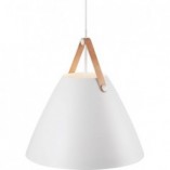 Lampa wisząca Strap biała | Design For The People