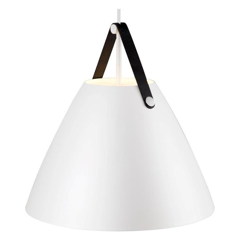 Lampa wisząca Strap biała | Design For The People