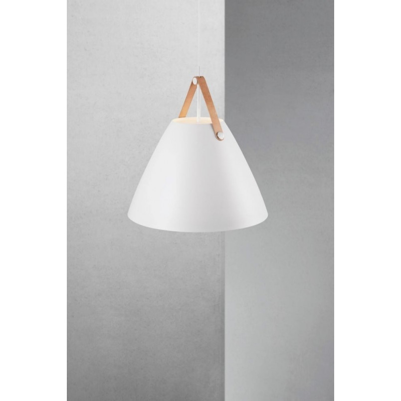 Lampa wisząca Strap biała | Design For The People
