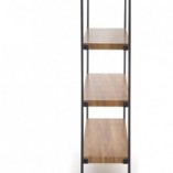 Regał Industrialny Bolivar 110cm - Halmar | Dąb Złoty/Czarny