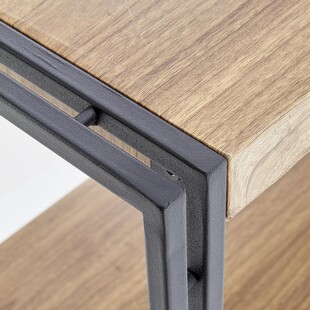 Regał Industrialny Bolivar 110cm - Halmar | Dąb Złoty/Czarny
