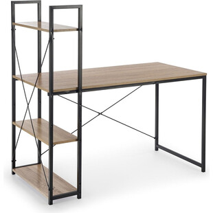 Biurko industrialne Narvik 120cm Halmar | Dąb sonoma/czarny