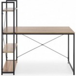 Biurko industrialne Narvik 120cm Halmar | Dąb sonoma/czarny