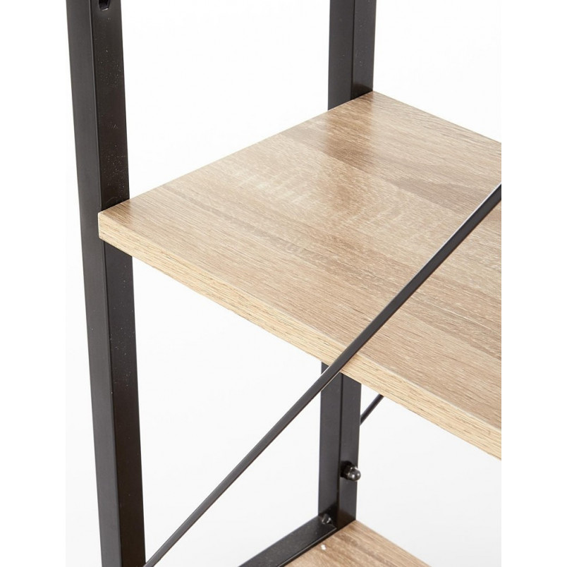 Biurko industrialne Narvik 120cm Halmar | Dąb sonoma/czarny