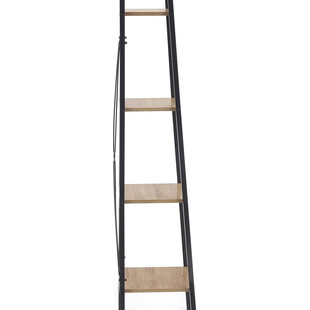 Regał Industrialny Narvik 148cm - Halmar | Dąb Sonoma/Czarny