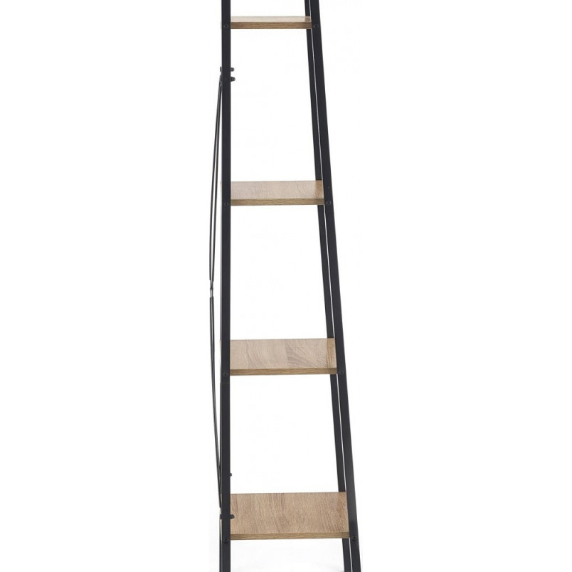 Regał Industrialny Narvik 148cm - Halmar | Dąb Sonoma/Czarny