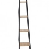 Regał Industrialny Narvik 148cm - Halmar | Dąb Sonoma/Czarny