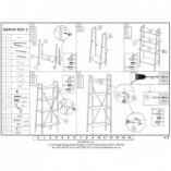 Regał industrialny Narvik 2 Halmar | 148cm, dąb sonoma/czarny