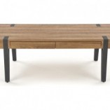 Ława industrialna Tuluza Halmar | 120x55cm | Orzech