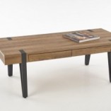 Ława industrialna Tuluza Halmar | 120x55cm | Orzech