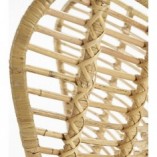Fotel rattanowy Indiana Halmar - Jasne drewno, styl boho