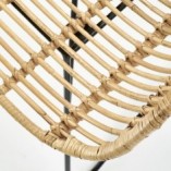 Fotel rattanowy Indiana Halmar - Jasne drewno, styl boho