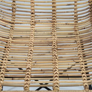 Fotel rattanowy Indiana Halmar - Jasne drewno, styl boho