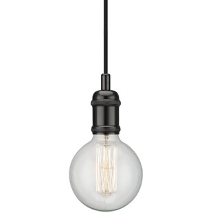 Lampa wisząca "żarówka" Avra Czarna/Chrom marki Nordlux