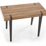 Biurko Industrialne Halmar B-39 110cm - Orzech/Czarny | Sklep z Meble