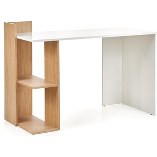Biurko skandynawskie Fino 122cm - Halmar | Biały/Dąb