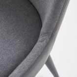 Krzesło tapicerowane K333 Halmar - Szare, Nowoczesny Design