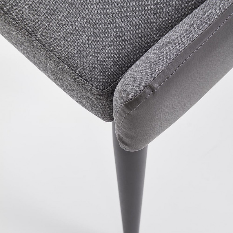 Krzesło tapicerowane K333 Halmar - Szare, Nowoczesny Design