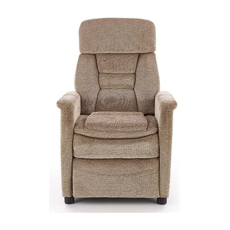 Fotel rozkładany Jordan beżowy Halmar | Komfort i styl