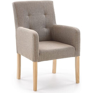 Fotel klubowy Filo beż/dąb Halmar - Komfortowy design