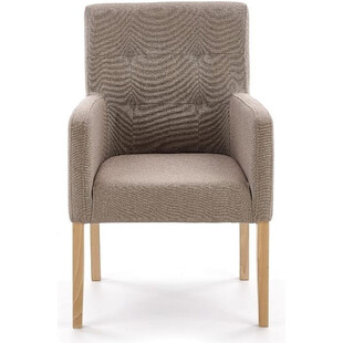 Fotel klubowy Filo beż/dąb Halmar - Komfortowy design
