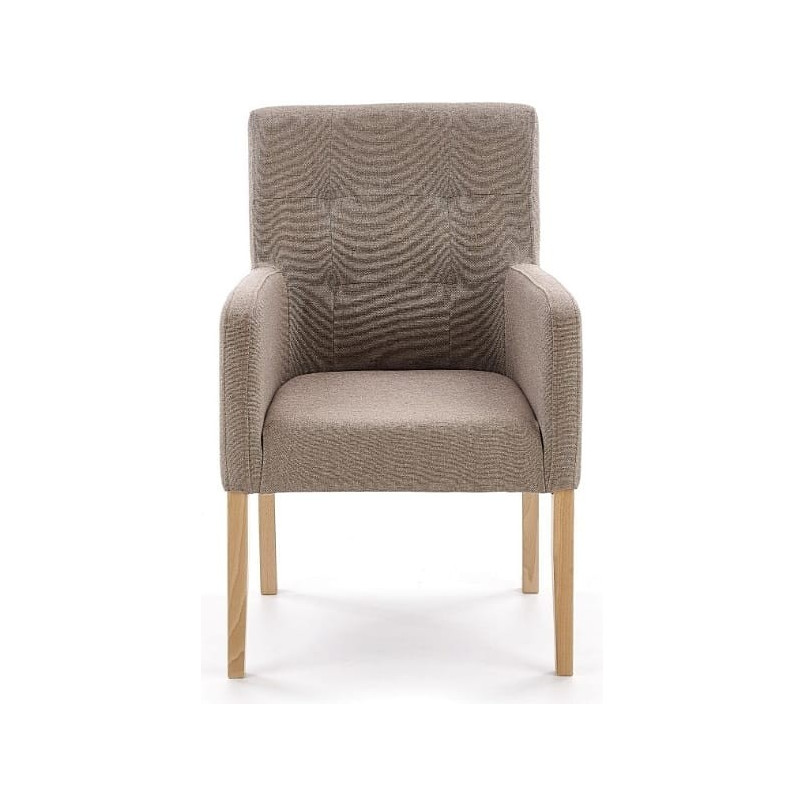 Fotel klubowy Filo beż/dąb Halmar - Komfortowy design