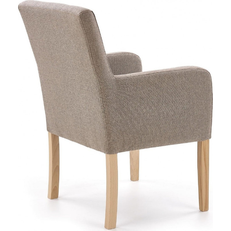 Fotel klubowy Filo beż/dąb Halmar - Komfortowy design