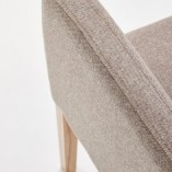 Fotel klubowy Filo beż/dąb Halmar - Komfortowy design