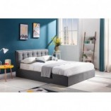 Łóżko tapicerowane Padva 160x200 szare Halmar | Komfort i styl
