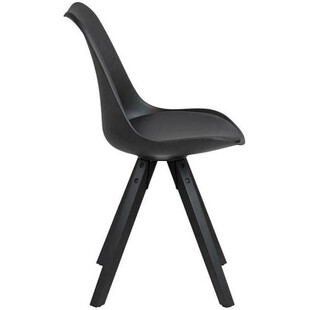 Krzesło Actona Dima czarne - Designerski komfort i styl