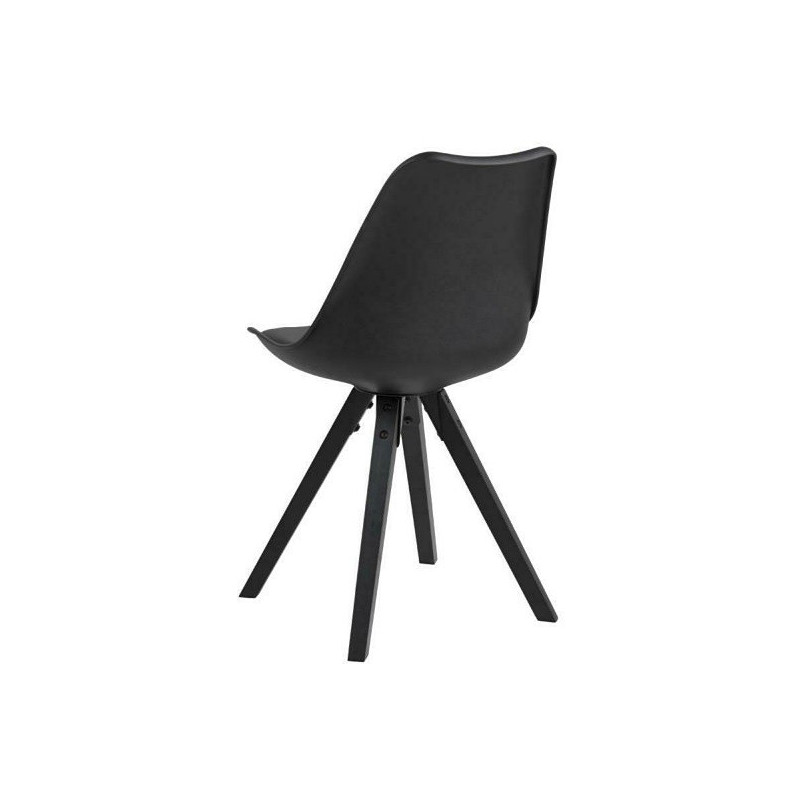 Krzesło Actona Dima czarne - Designerski komfort i styl