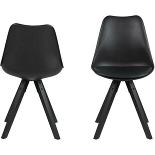 Krzesło Actona Dima czarne - Designerski komfort i styl