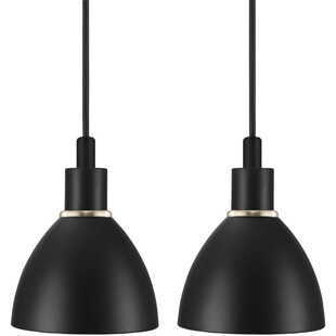 Lampa wisząca 2 punktowa Ray Czarna marki Nordlux