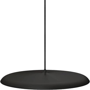 Lampa wisząca okrągła płaska Artist 40 LED Czarna marki Dftp