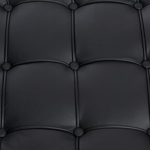 Fotel pikowany Barcelona Eco czarny D2.Design - Komfort i styl