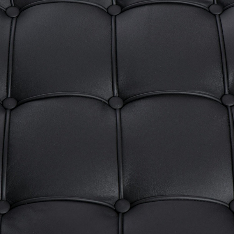Fotel pikowany Barcelona Eco czarny D2.Design - Komfort i styl