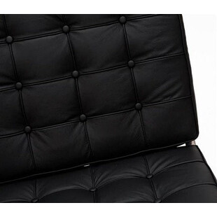 Sofa 3-os. Barcelon | Eko-skóra Czarna | D2 Design