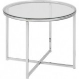 Stolik szklany Actona Cross 55cm - Elegancki design