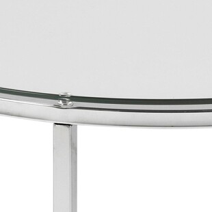 Stolik szklany Actona Cross 55cm - Elegancki design