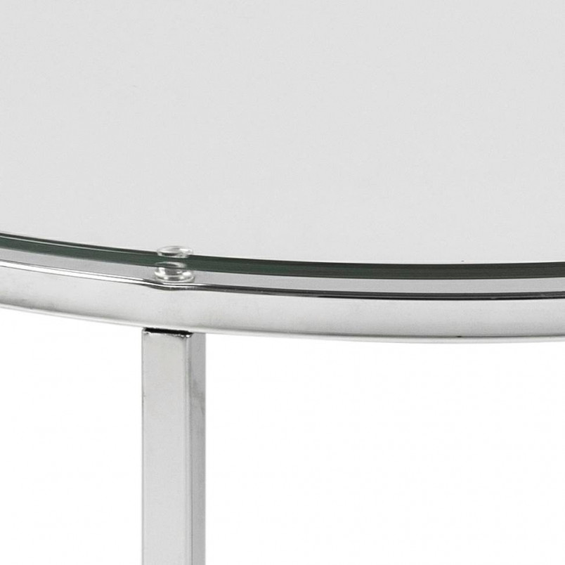 Stolik szklany Actona Cross 55cm - Elegancki design